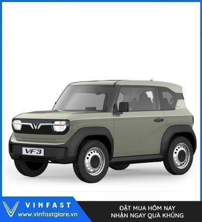 Vinfast VF3 Màu Xanh Rêu Giá Lăn Bánh Thông Số Tính Năng
