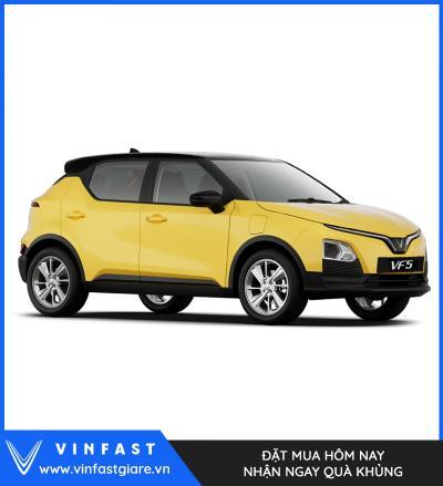 Vinfast VF5 Plus Màu Vàng Giá Lăn Bánh Thông Số Tính Năng