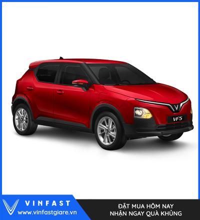 Vinfast VF5 Plus Màu Đỏ Giá Lăn Bánh Thông Số Tính Năng